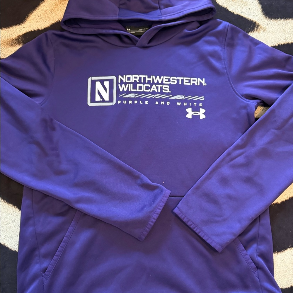 Youth Under Armour Northwestern Wildcats Purple Hoodie